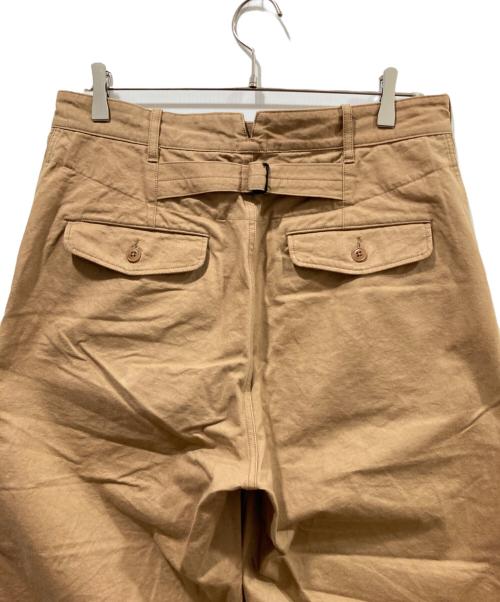 ULTERIOR（アルテリア）ULTERIOR (アルテリア) WASHED BIZEN TWILL MILITARY PANTS ブラウン サイズ:4の古着・服飾アイテム
