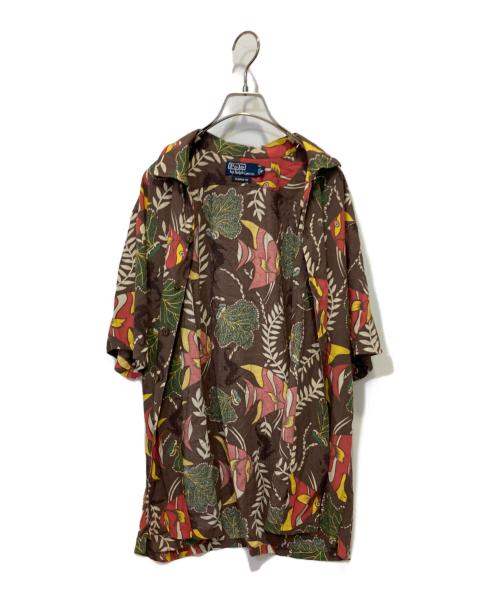 POLO RALPH LAUREN（ポロ・ラルフローレン）POLO RALPH LAUREN (ポロ・ラルフローレン) オープンカラーシャツ ブラウン サイズ:Mの古着・服飾アイテム