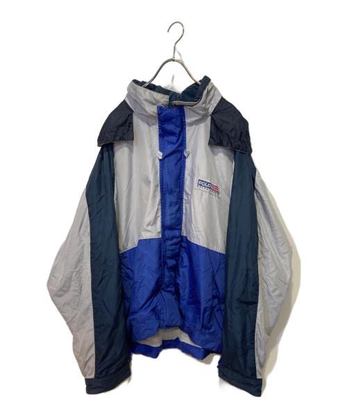 POLO RALPH LAUREN（ポロ・ラルフローレン）POLO RALPH LAUREN (ポロ・ラルフローレン) ナイロンジャケット ブルー サイズ:Ｌの古着・服飾アイテム