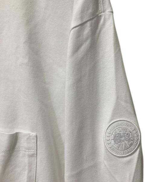 CANADA GOOSE（カナダグース）CANADA GOOSE (カナダグース) GLADSTONE LONG SLEEVE ホワイト サイズ:Sの古着・服飾アイテム