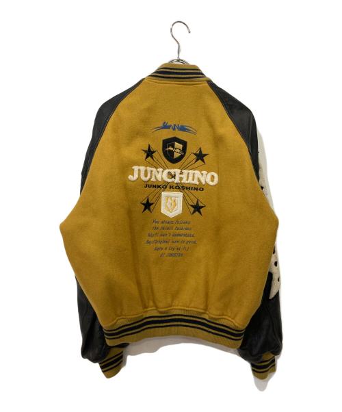 JUNKO KOSHINO（ジュンココシノ）JUNKO KOSHINO (ジュンココシノ) スタジャン イエロー サイズ:Ｌの古着・服飾アイテム