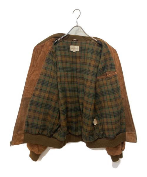 ADAM SPENCER（アダム スペンサー）ADAM SPENCER (アダム スペンサー) スウェードレザージャケット ブラウン サイズ:Ｍの古着・服飾アイテム