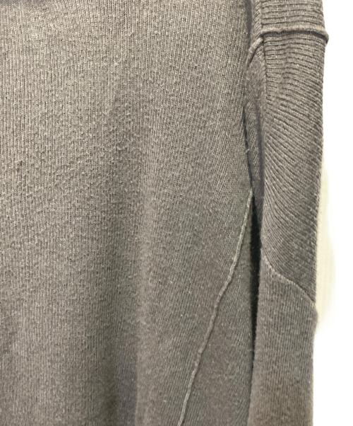 kaiko（カイコー）KAIKO (カイコー) KAIKO BOX KNIT SHIRT ブラウン サイズ:1の古着・服飾アイテム