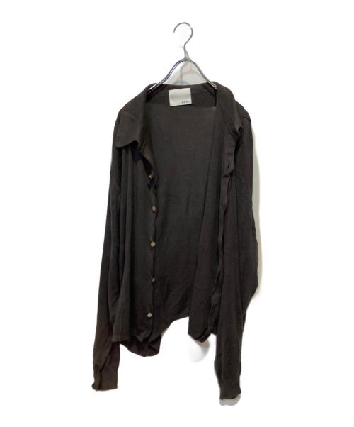 kaiko（カイコー）KAIKO (カイコー) KAIKO BOX KNIT SHIRT ブラウン サイズ:1の古着・服飾アイテム