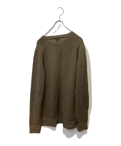 A.A.R（アール）A.A.R (アール) クールネックニット グリーン サイズ:XLの古着・服飾アイテム