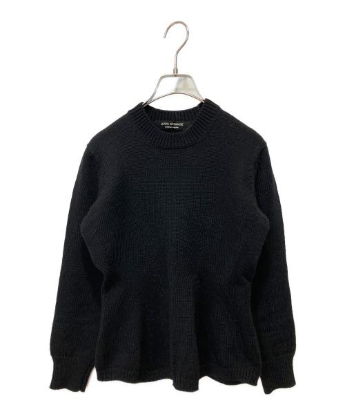 JUNYA WATANABE COMME des GARCONS（ジュンヤワタナベ コムデギャルソン）JUNYA WATANABE COMME des GARCONS ((ジュンヤワタナベ コムデギャルソン) ペプラムニット ブラック サイズ:表記無しの古着・服飾アイテム