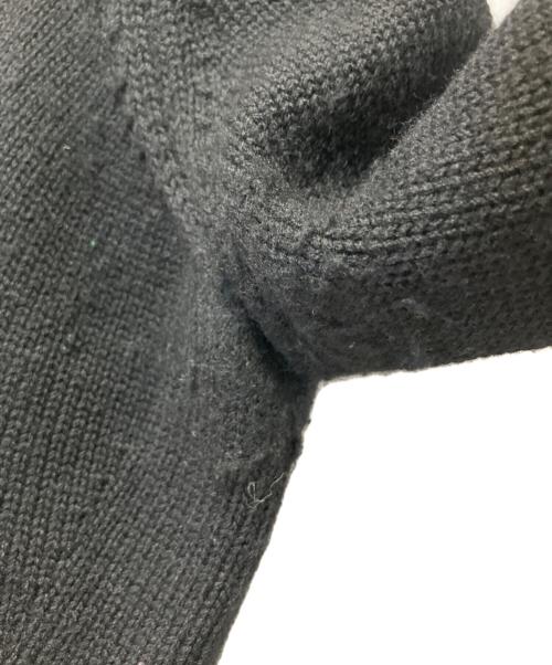 JUNYA WATANABE COMME des GARCONS（ジュンヤワタナベ コムデギャルソン）JUNYA WATANABE COMME des GARCONS ((ジュンヤワタナベ コムデギャルソン) ペプラムニット ブラック サイズ:表記無しの古着・服飾アイテム