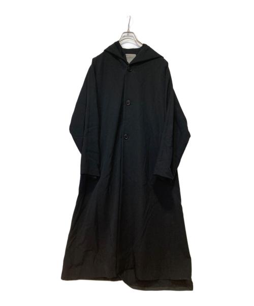 YOHJI YAMAMOTO（ヨウジヤマモト）YOHJI YAMAMOTO (ヨウジヤマモト) ウールギャバジンワイドカラーコート ブラック サイズ:Sの古着・服飾アイテム