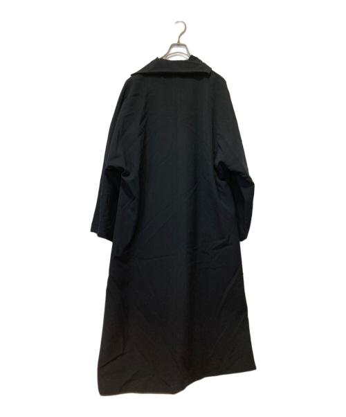 YOHJI YAMAMOTO（ヨウジヤマモト）YOHJI YAMAMOTO (ヨウジヤマモト) ウールギャバジンワイドカラーコート ブラック サイズ:Sの古着・服飾アイテム