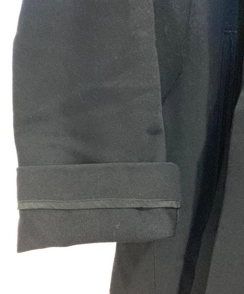 YOHJI YAMAMOTO（ヨウジヤマモト）YOHJI YAMAMOTO (ヨウジヤマモト) ウールギャバジンワイドカラーコート ブラック サイズ:Sの古着・服飾アイテム
