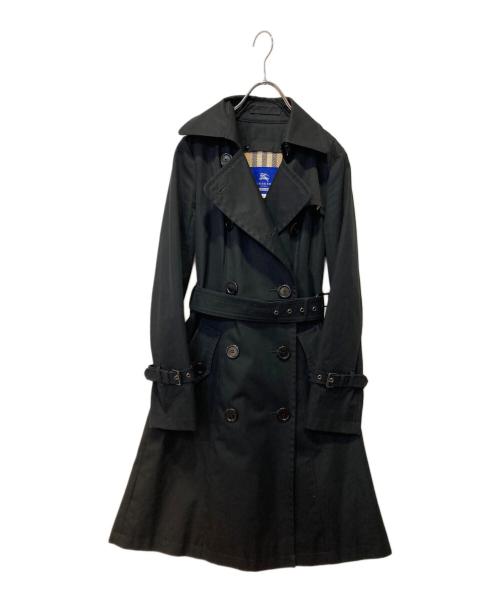 BURBERRY BLUE LABEL（バーバリーロンドンブルーレーベル）BURBERRY BLUE LABEL (バーバリーロンドンブルーレーベル) ライナー付トレンチコート ブラック サイズ:38の古着・服飾アイテム