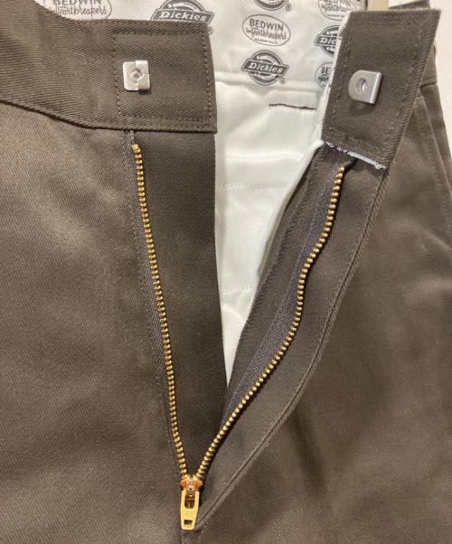 Dickies（ディッキーズ）Dickies (ディッキーズ) BEDWIN &THE HEARTBREAKERS (ベドウィンアンドザ ハートブレイカーズ) 10L Dickies TC FLARE PANTS ブラウン サイズ:2の古着・服飾アイテム