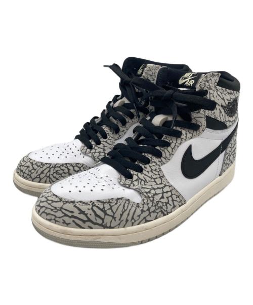 NIKE（ナイキ）NIKE (ナイキ) AIR JORDAN 1 RETRO HIGH OG グレー サイズ:27の古着・服飾アイテム