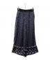sacai（サカイ）の古着「小紋 プリント パンツ」｜ネイビー