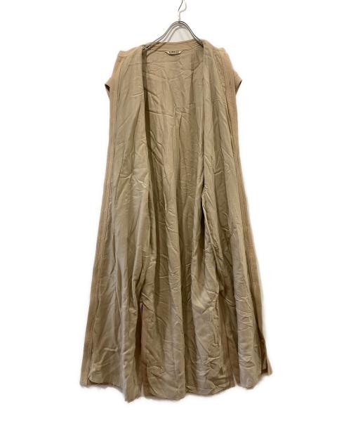 AURALEE（オーラリー）AURALEE (オーラリー) SUPER SOFT WOOL FLANNEL ONE-PIECE ベージュ サイズ:1の古着・服飾アイテム
