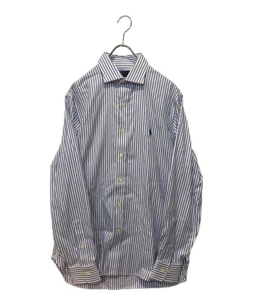 POLO RALPH LAUREN（ポロ・ラルフローレン）POLO RALPH LAUREN (ポロ・ラルフローレン) ストライプシャツ ブルー サイズ:152/1の古着・服飾アイテム