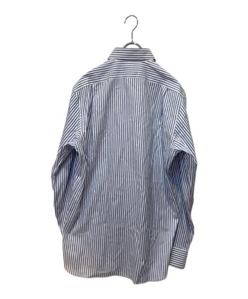 POLO RALPH LAUREN（ポロ・ラルフローレン）POLO RALPH LAUREN (ポロ・ラルフローレン) ストライプシャツ ブルー サイズ:152/1の古着・服飾アイテム