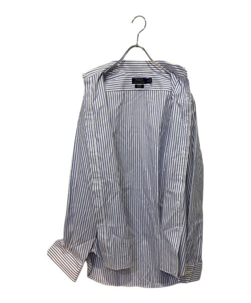 POLO RALPH LAUREN（ポロ・ラルフローレン）POLO RALPH LAUREN (ポロ・ラルフローレン) ストライプシャツ ブルー サイズ:152/1の古着・服飾アイテム