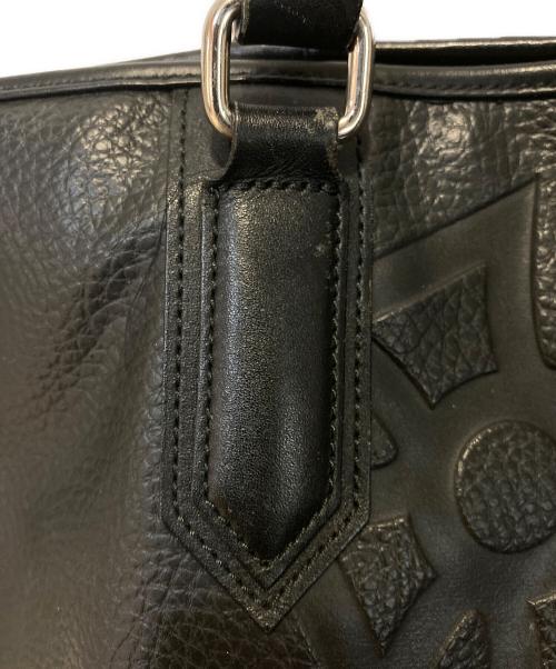 Vivienne Westwood（ヴィヴィアンウエストウッド）Vivienne Westwood (ヴィヴィアンウエストウッド) ビッグオーブレザートートバッグ ブラックの古着・服飾アイテム