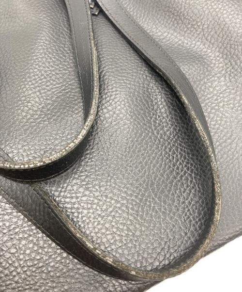 Vivienne Westwood（ヴィヴィアンウエストウッド）Vivienne Westwood (ヴィヴィアンウエストウッド) ビッグオーブレザートートバッグ ブラックの古着・服飾アイテム