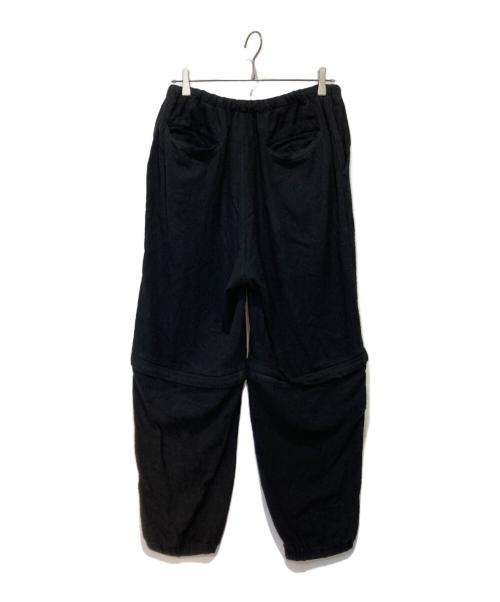 COMOLI（コモリ）COMOLI (コモリ) シルクネップビエラ コンバーティブルパンツ ブラック サイズ:１の古着・服飾アイテム