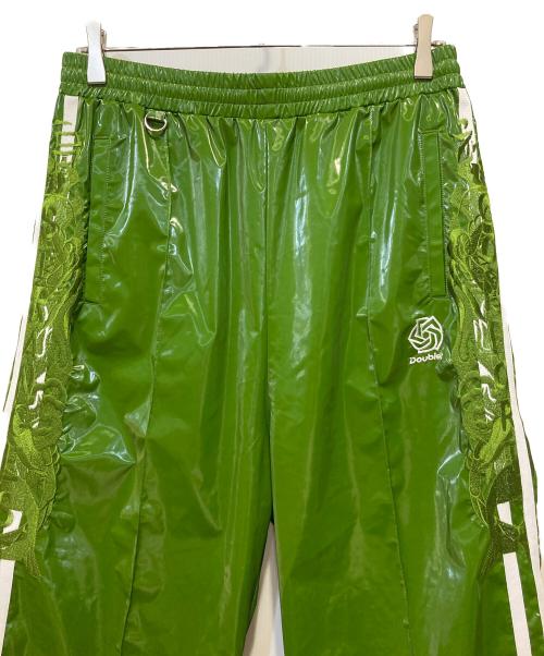 doublet（ダブレット）doublet (ダブレット) LAMINATE TRACK PANTS グリーン サイズ:Ｌの古着・服飾アイテム