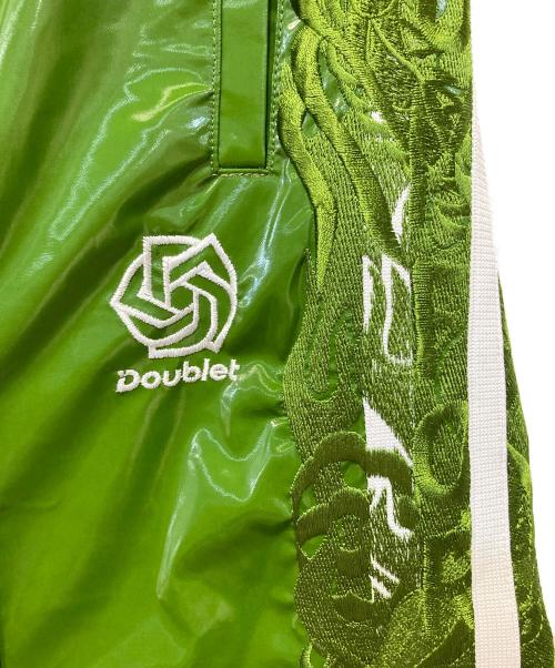doublet（ダブレット）doublet (ダブレット) LAMINATE TRACK PANTS グリーン サイズ:Ｌの古着・服飾アイテム