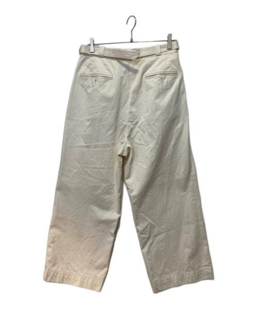 Product Twelve（プロダクトトゥエルブ）Product Twelve (プロダクトトゥエルブ) ベルト付きチノパン アイボリー サイズ:表記無しの古着・服飾アイテム