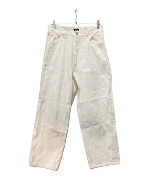 YLEVE（イレーヴ）YLEVE (イレーヴ) 13.5oz DENIM BAGGY ホワイト サイズ:5の古着・服飾アイテム