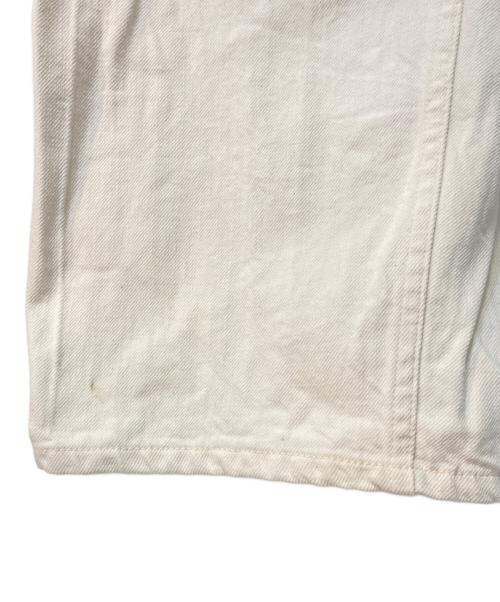 YLEVE（イレーヴ）YLEVE (イレーヴ) 13.5oz DENIM BAGGY ホワイト サイズ:5の古着・服飾アイテム