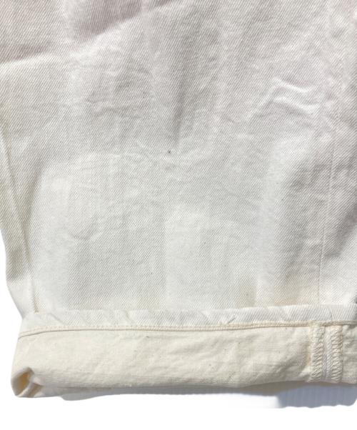 YLEVE（イレーヴ）YLEVE (イレーヴ) 13.5oz DENIM BAGGY ホワイト サイズ:5の古着・服飾アイテム