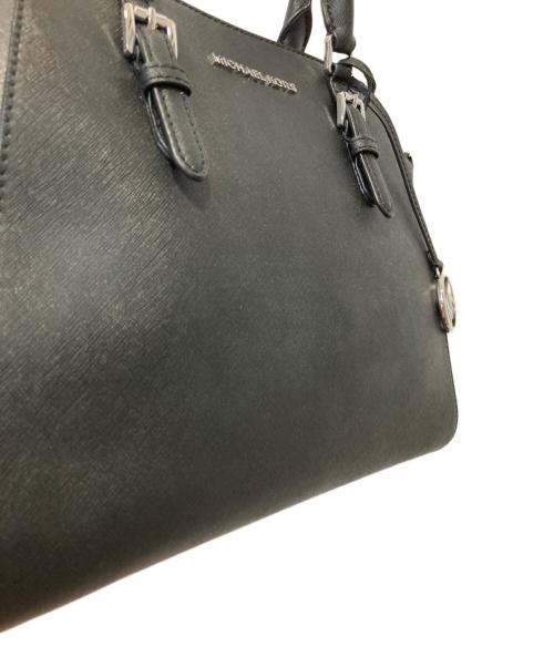 MICHAEL KORS（マイケル・コース）MICHAEL KORS (マイケルコース) 2WAYショルダーバッグ ブラックの古着・服飾アイテム