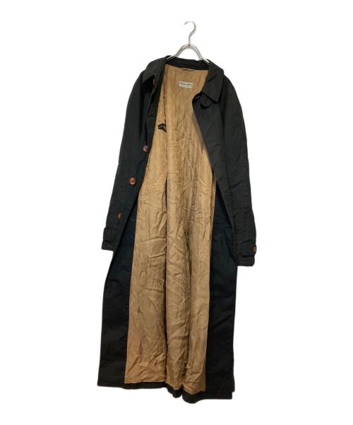 GIORGIO ARMANI（ジョルジョアルマーニ）GIORGIO ARMANI (ジョルジョアルマーニ) ステンカラーコート ネイビー サイズ:52の古着・服飾アイテム