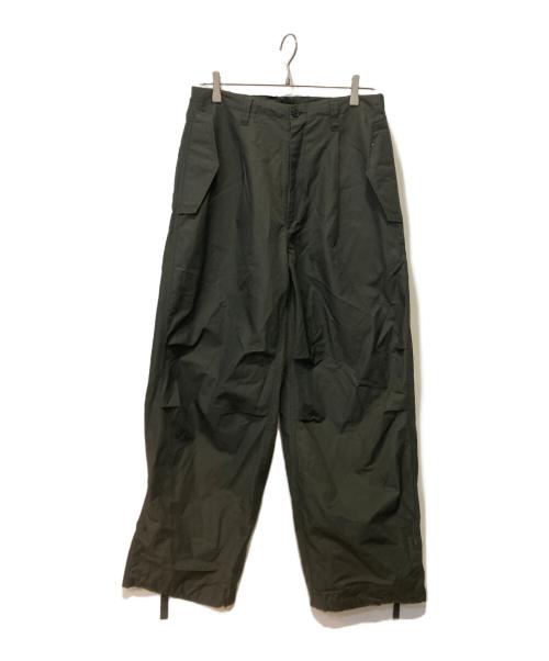 stein（シュタイン）stein (シュタイン) MILITARY WIDE OVER TROUSERS ダークカーキ サイズ:Sの古着・服飾アイテム