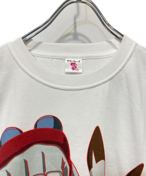 サマーウォーズ（サマーウォーズ）サマーウォーズ (サマーウォーズ) プリントTシャツ ホワイト サイズ:Ｌの古着・服飾アイテム
