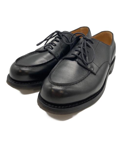 J.M.WESTON（ジェイエムウエストン）J.M.WESTON (ジェイエムウエストン) ゴルフ Uチップレザーシューズ ブラック サイズ:6Dの古着・服飾アイテム