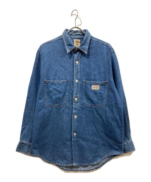 stussy（ステューシー）stussy (ステューシー) デニムシャツ インディゴ サイズ:Sの古着・服飾アイテム