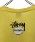 中古・古着 stussy (ステューシー) プリントTシャツ イエロー サイズ:XL：9000円