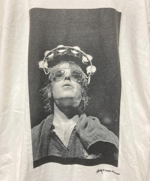 stussy（ステューシー）stussy (ステューシー) プリントTシャツ ホワイト サイズ:XLの古着・服飾アイテム