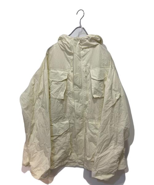 is-ness（イズネス）is-ness (イズネス) SALT SHRINKAGE SMOCK JACKET ベージュ サイズ:48の古着・服飾アイテム