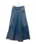 MM6 Maison Margiela（エムエムシックスメゾンマルジェラ）の古着「デニムワイドパンツ」｜ブルー