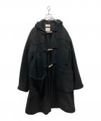 MARKAWAREマーカウェア）の古着「RECYCLE DENIM TWEED MONTY COAT」｜ブラック