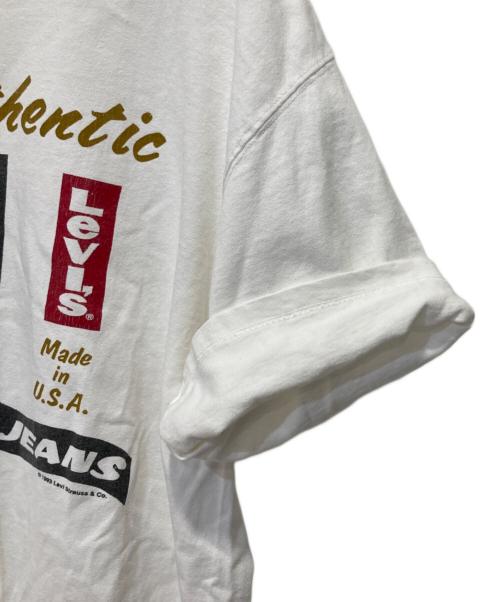 LEVI'S（リーバイス）LEVI'S (リーバイス) プリントTシャツ ホワイト サイズ:Ｌの古着・服飾アイテム