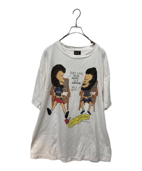 SAINT MICHAEL（セントマイケル）SAINT MICHAEL (セントマイケル) A BATHING APE (ア ベイシング エイプ) AP SS TEE/HVN&HELL ホワイト サイズ:XLの古着・服飾アイテム