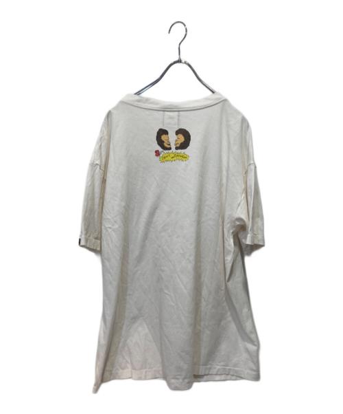 SAINT MICHAEL（セントマイケル）SAINT MICHAEL (セントマイケル) A BATHING APE (ア ベイシング エイプ) AP SS TEE/HVN&HELL ホワイト サイズ:XLの古着・服飾アイテム