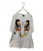 SAINT MICHAEL×A BATHING APEセントマイケル×アベイシングエイプ）の古着「AP SS TEE/HVN&HELL」｜ホワイト