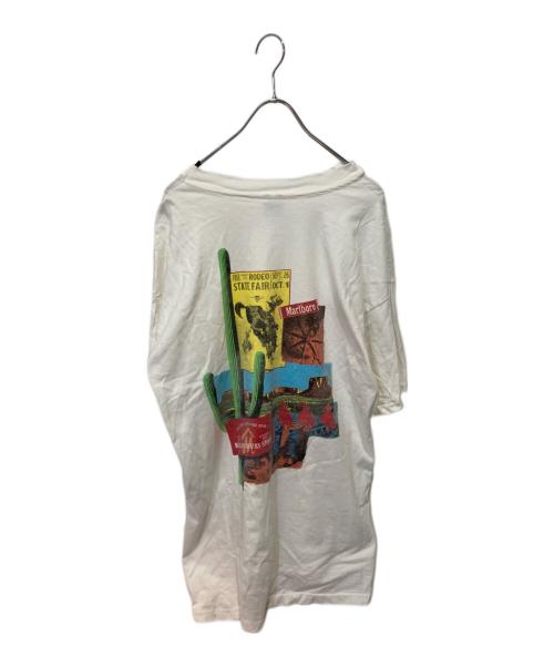 Hanes（ヘインズ）Hanes (ヘインズ) バックプリントTシャツ ホワイト サイズ:XLの古着・服飾アイテム