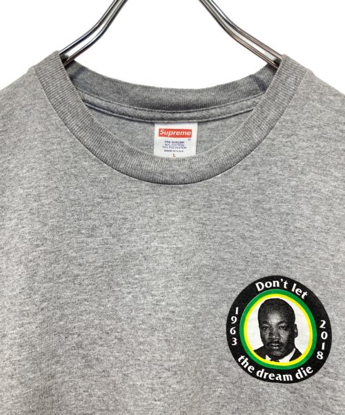 SUPREME（シュプリーム）Supreme (シュプリーム) プリントTシャツ グレー サイズ:Ｌの古着・服飾アイテム
