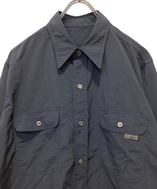 THE WEEKEND（ザ ウィークエンド）the weekend (ザ ウィークエンド) 長袖シャツ ネイビー サイズ:Ｍの古着・服飾アイテム