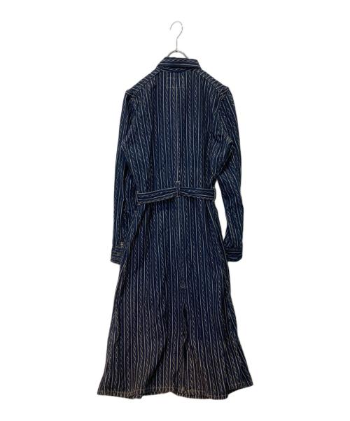 RRL（ダブルアールエル）RRL (ダブルアールエル) インディゴプリントツイルショップコート インディゴ サイズ:３の古着・服飾アイテム